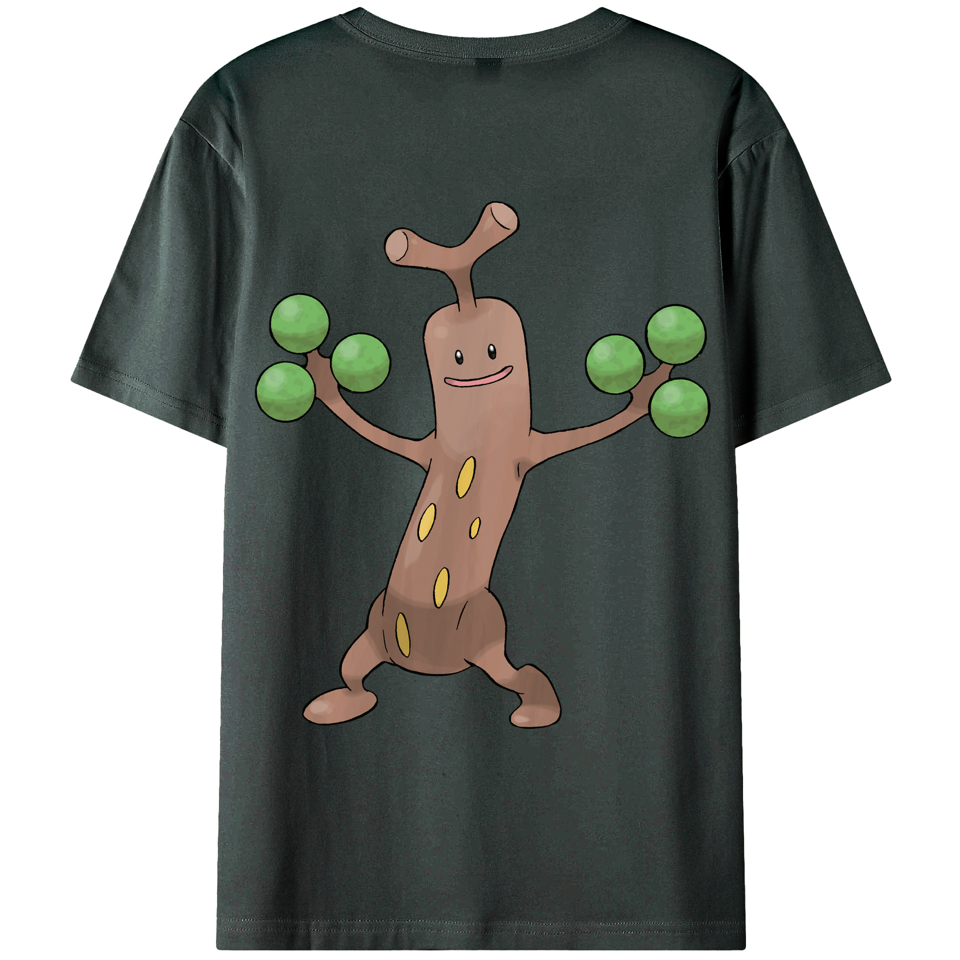 （画像用） ポケットモンスター Pokémon 綿100％ メンズ半袖Tシャツ（バックプリント） 通気性